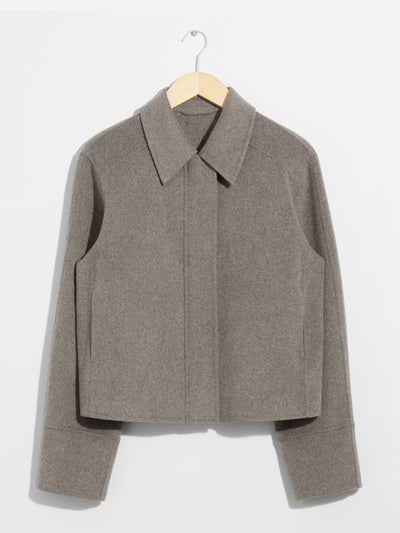 & Other Stories Collared wool-blend jacket at Collagerie