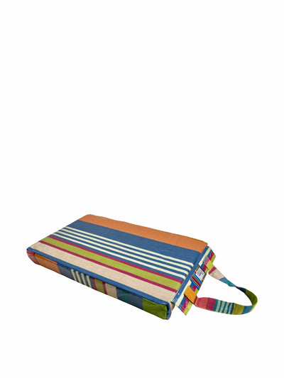 The Stripes Company Multi-coloured striped cushion pad at Collagerie