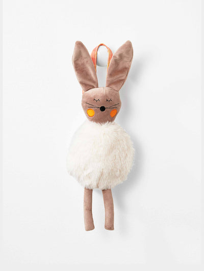 Stych Personalised fluffy bunny bag at Collagerie