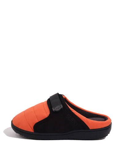 Subu Subu Belt mules in Orange at Collagerie