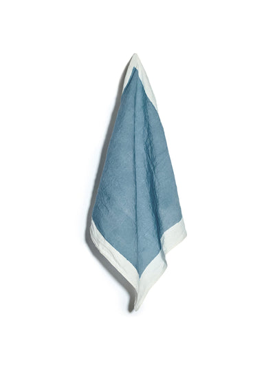 Summerill & Bishop Full Field linen napkin in Powder Blue at Collagerie