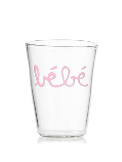 Summerill & Bishop Handblown glass 'bébé' (baby) tumbler in pink at Collagerie