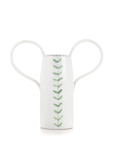 Summerill & Bishop x Emily Mitchell Ceramics Green laurel bud vase at Collagerie