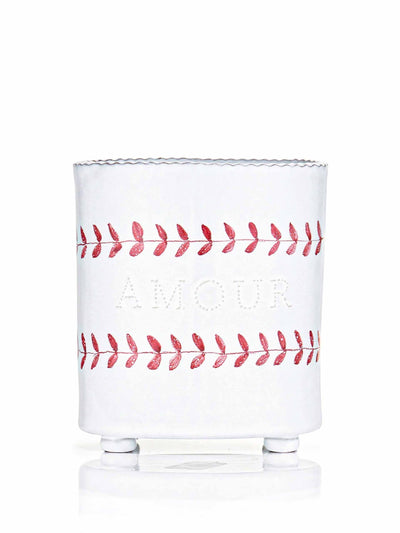 Summerill & Bishop x Emily Mitchell Ceramics Red laurel amour vase at Collagerie