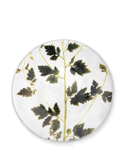 Astier De Villatte Matricaria leaf plate at Collagerie