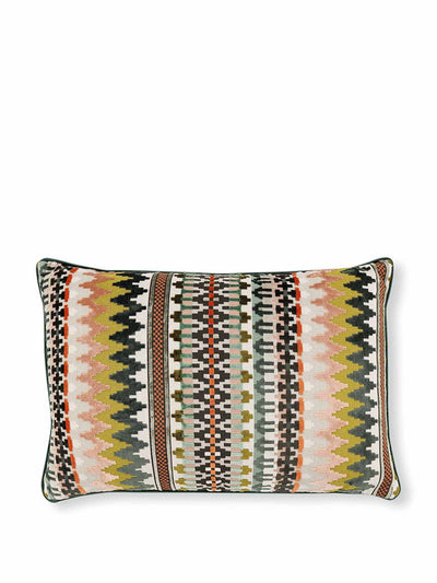 Sweetpea & Willow Woven velvet cushion at Collagerie