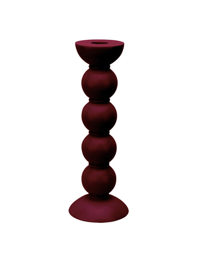 Addison Ross Tall cherry bobbin candlestick at Collagerie