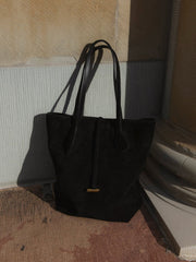 Tall black suede Sprout tote bag Bags Little Liffner    - Collagerie