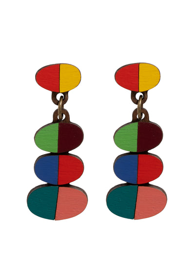 Materia Rica + Tate Terry Frost Moonship drop earrings at Collagerie
