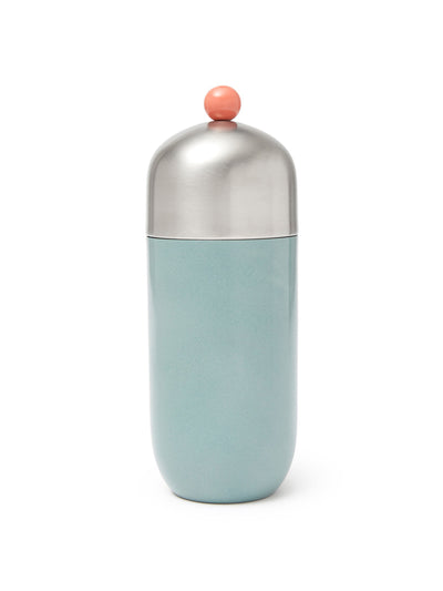 The Conran Shop Stainless steel cocktail shaker blue and pink at Collagerie