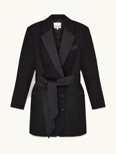 Racil Black Nan tuxedo dress at Collagerie