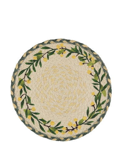 The Braided Rug Company Mimosa jute placemats at Collagerie