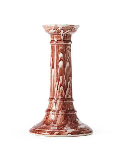 The Conran Shop Wardour candlestick burgundy at Collagerie