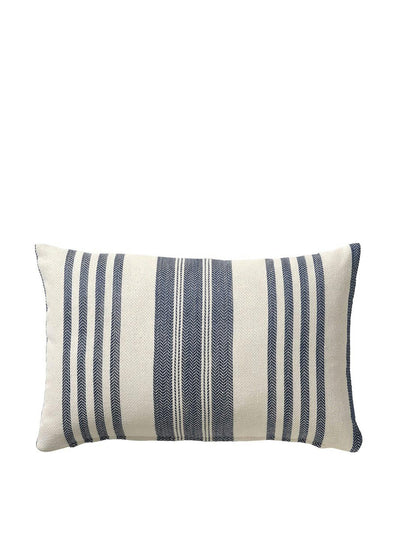 Cotswold Company Lyra stripe navy cushion at Collagerie