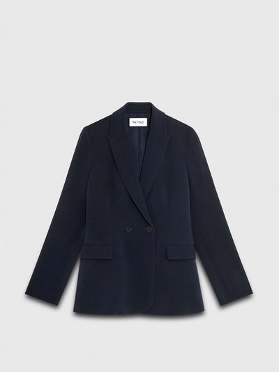 The Fold Clever crepe Knighton jacket at Collagerie