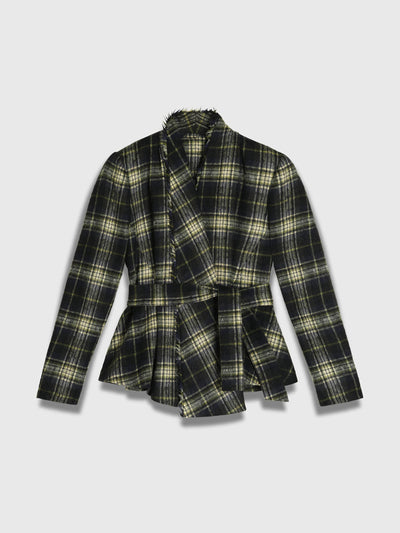 The Fold Culloden wool check jacket at Collagerie