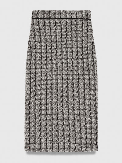 The Fold Hampton tweed knit skirt at Collagerie