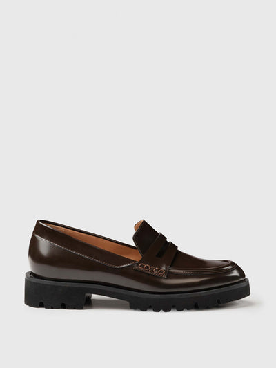 The Fold Mileo leather loafers at Collagerie