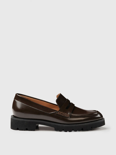 The Fold Mileo leather loafers at Collagerie