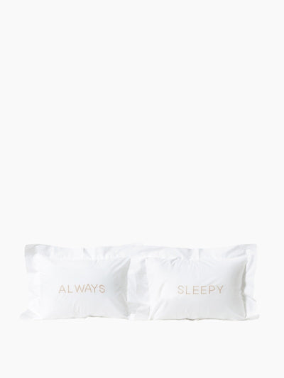 Seally Sleepy Always Sleepy mini pillowcase set at Collagerie