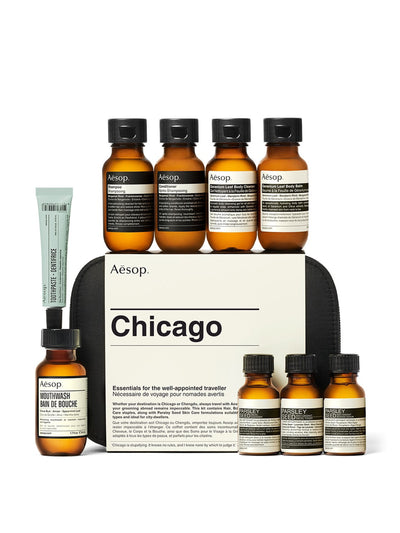 Aesop Chicago city kit at Collagerie