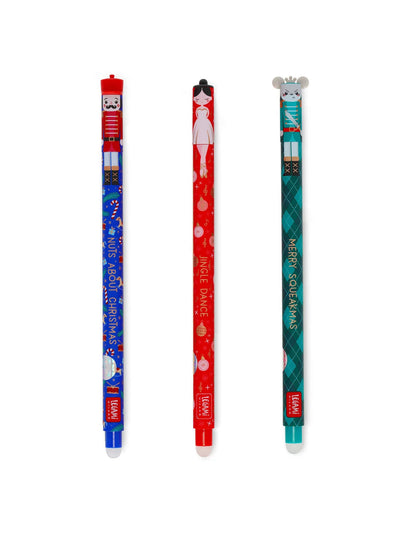 Legami The Nutcracker Christmas Erasable Pen Set at Collagerie