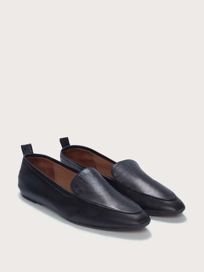 The White Company Flattered cajsa leather loafers at Collagerie