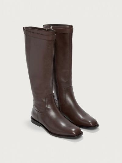 The White Company High leg leather riding boots at Collagerie