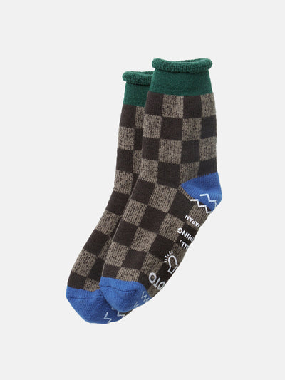 The Hambledon Checkerboard socks at Collagerie