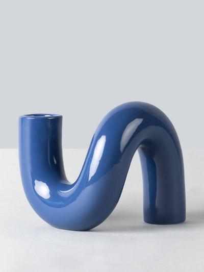 The Masie Blue vase at Collagerie