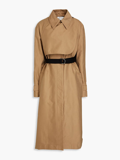 Victoria Beckham Cotton-blend gabardine trench coat at Collagerie