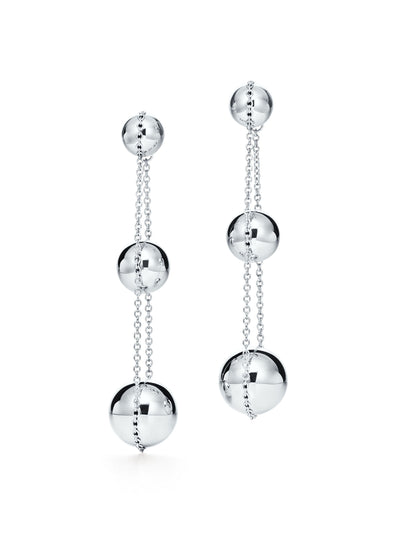 Tiffany & Co Triple drop earrings in sterling silver at Collagerie