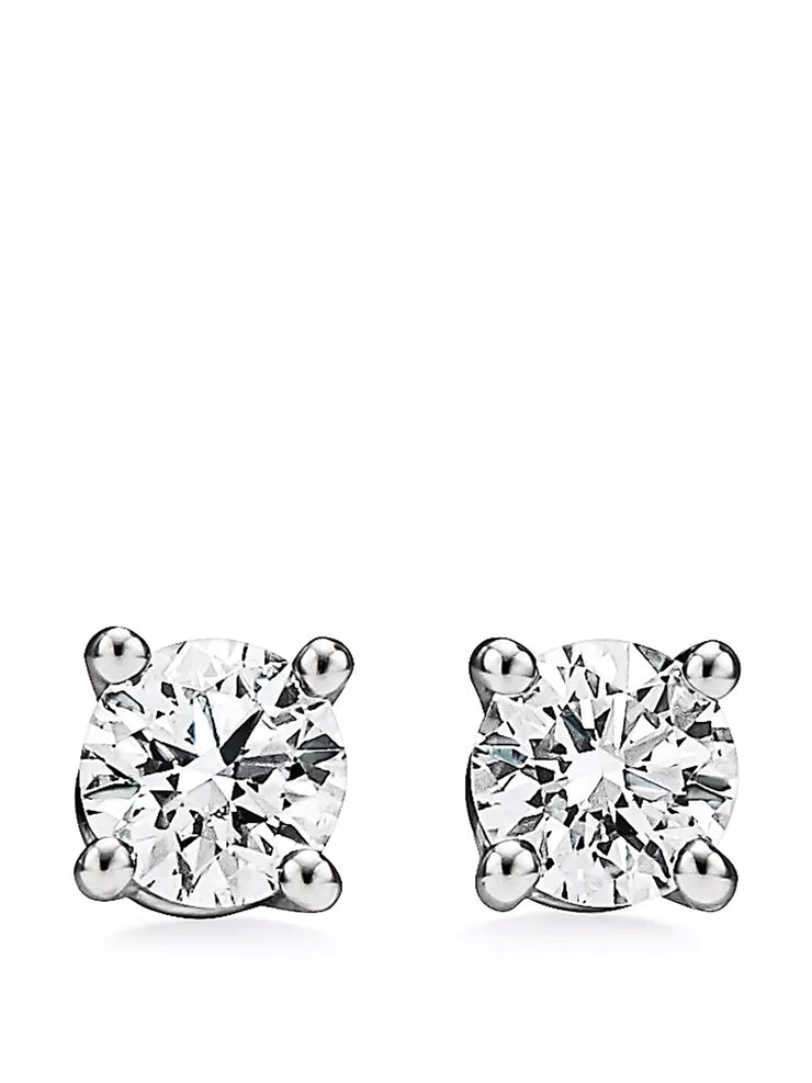 Tiffany solitaire diamond stud earrings Jewellery and Watches Tiffany & Co    - Collagerie