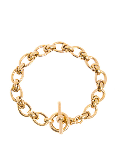 Tilly Sveaas Small gold interlock bracelet at Collagerie