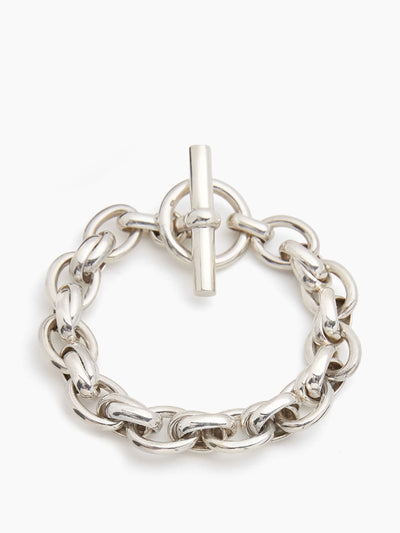 Tilly Sveaas Large silver double link bracelet at Collagerie