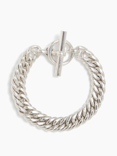 Tilly Sveaas Small silver curb link bracelet at Collagerie