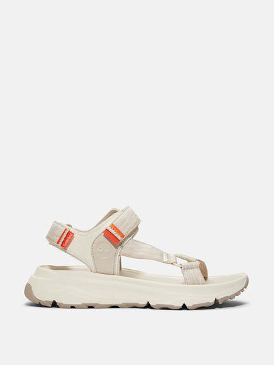 Timberland Motion dune backstrap sandals for women in white at Collagerie