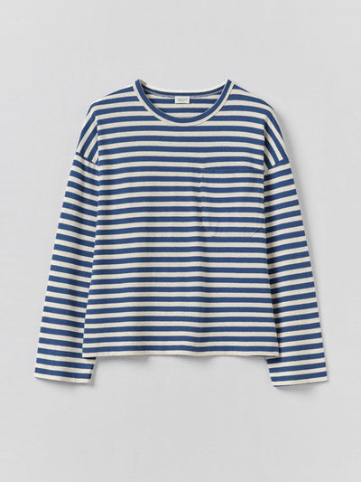 Toast Bold stripe cotton long sleeve tee at Collagerie