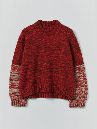 Toast Hand dyed high neck sweater at Collagerie