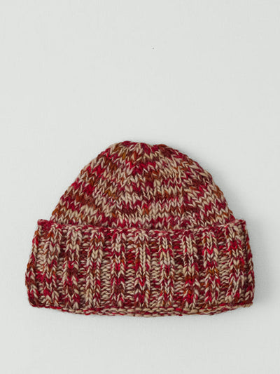 Toast Hand knitted marl beanie at Collagerie