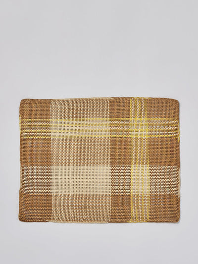 Toast Hand woven checked placemat pair at Collagerie