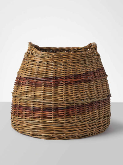 Toast Hopewood handmade willow log basket at Collagerie