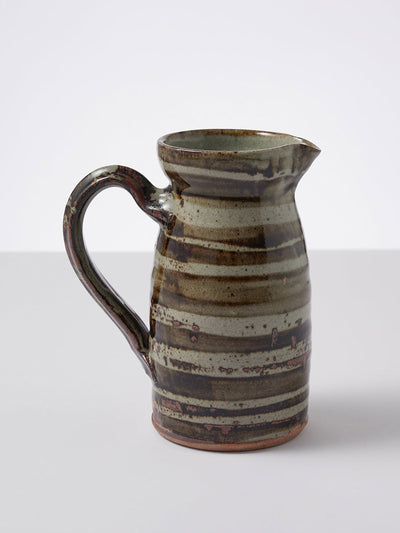 Toast Jack Welbourne large striped jug at Collagerie