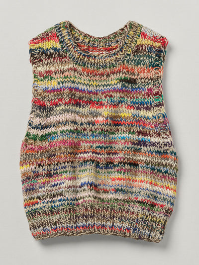 Toast Multi-coloured knit vest at Collagerie
