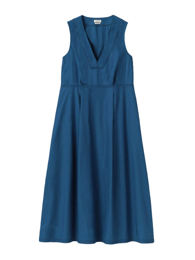 Toast Pleated waist cotton dress at Collagerie