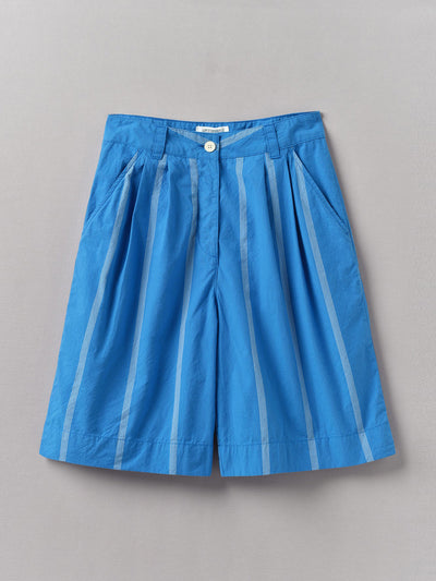 Toast Summer Camp striped organic cotton shorts at Collagerie