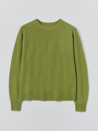 Toast Wool cashmere crew neck sweater at Collagerie