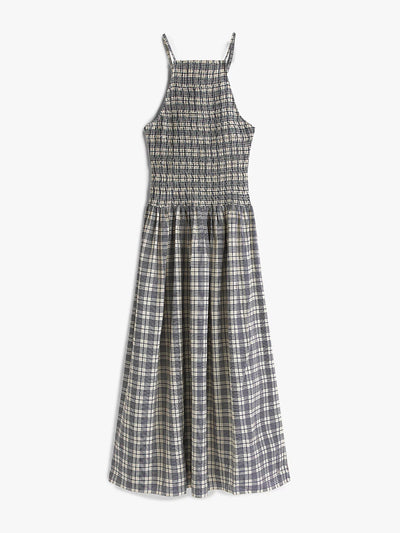 Tommy Hilfiger Shirred sleeveless midi dress at Collagerie