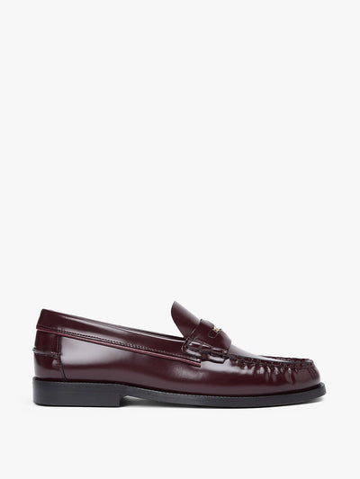 Tommy Hilfiger Patent leather cushioned loafers at Collagerie