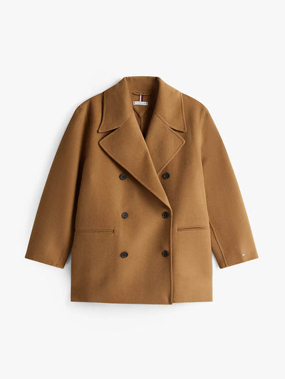 Tommy Hilfiger Wool blend double breasted peacoat at Collagerie
